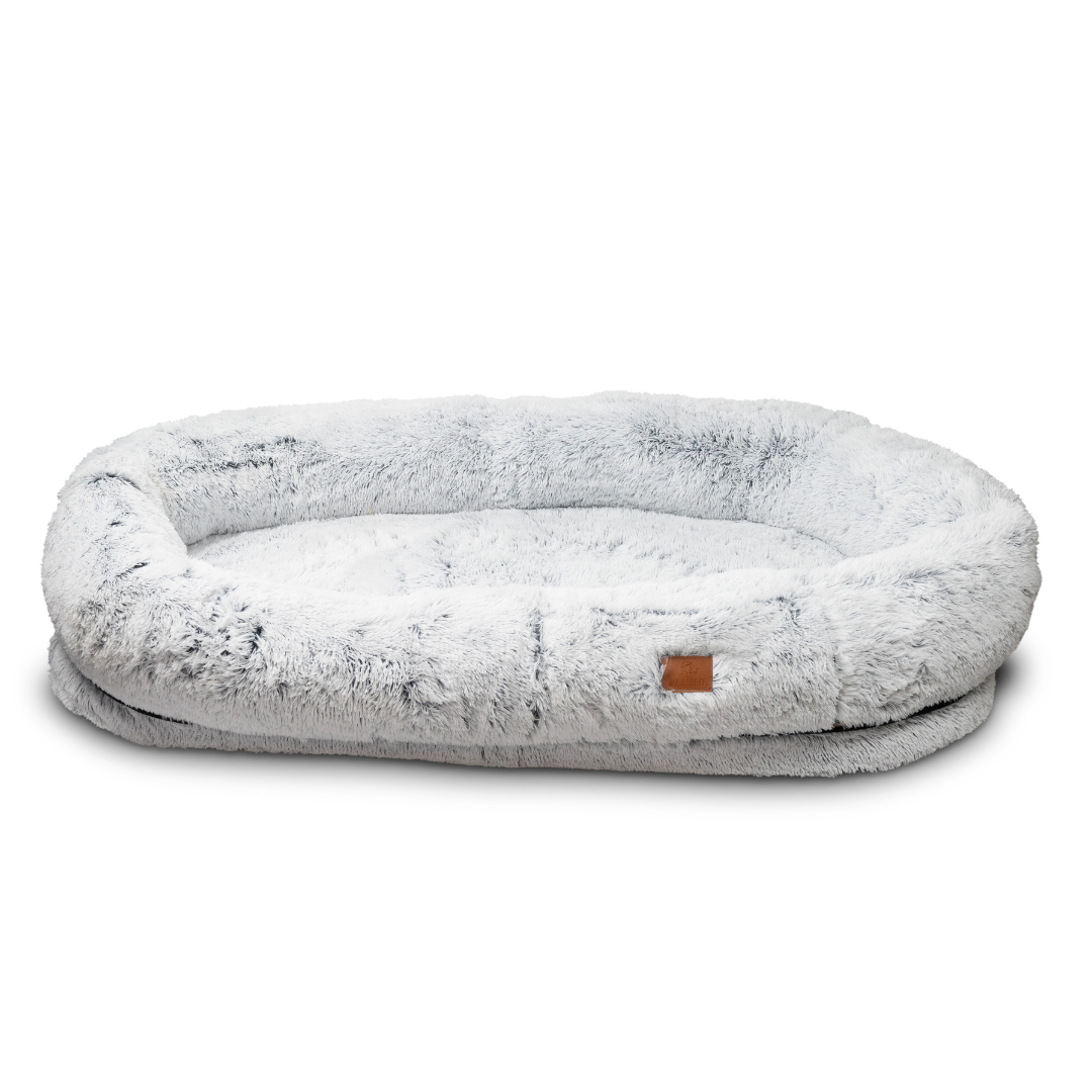 Human Dog Bed - Artic Grey
